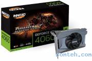 Видеокарта Nvidia GeForce RTX 4060 8 ГБ GDDR6 Inno3D COMPACT (N40601-08D6-173050N***)