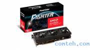 Видеокарта AMD Radeon RX 7800 XT 16 ГБ GDDR6 PowerColor Fighter (RX7800XT 16G-F/OC***)