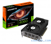 Видеокарта Nvidia GeForce RTX 4060 Ti 8 ГБ GDDR6 Gigabyte RTX 4060Ti WINDFORCE OC (GV-N406TWF2OC-8GD)