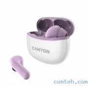 Гарнитура беспроводная Canyon TWS-5 Purple (CNS-TWS5PU)