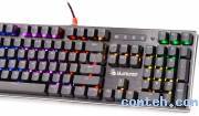 Клавиатура игровая A4Tech Bloody B765***; USB; механическая; подсветка LED; optical switches; ENG\RUS; черный