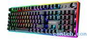 Клавиатура игровая Jet.A PANTEON T9***; USB; механическая; 104 клавиши; 12 (+FN) + 4; LED подсветка; ENG\RUS; чёрный