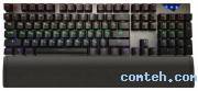Клавиатура игровая Oklick 935G RAGNAR***; USB; механическая; 104 клавиши; 12 (+FN); подсветка LED; ENG\RUS; чёрный