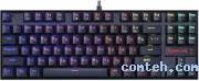 Клавиатура игровая Redragon KUMARA PRO (70964***); USB; механическая; 87 клавиш; 12 (+FN); подсветка RGB; ENG\RUS; чёрный