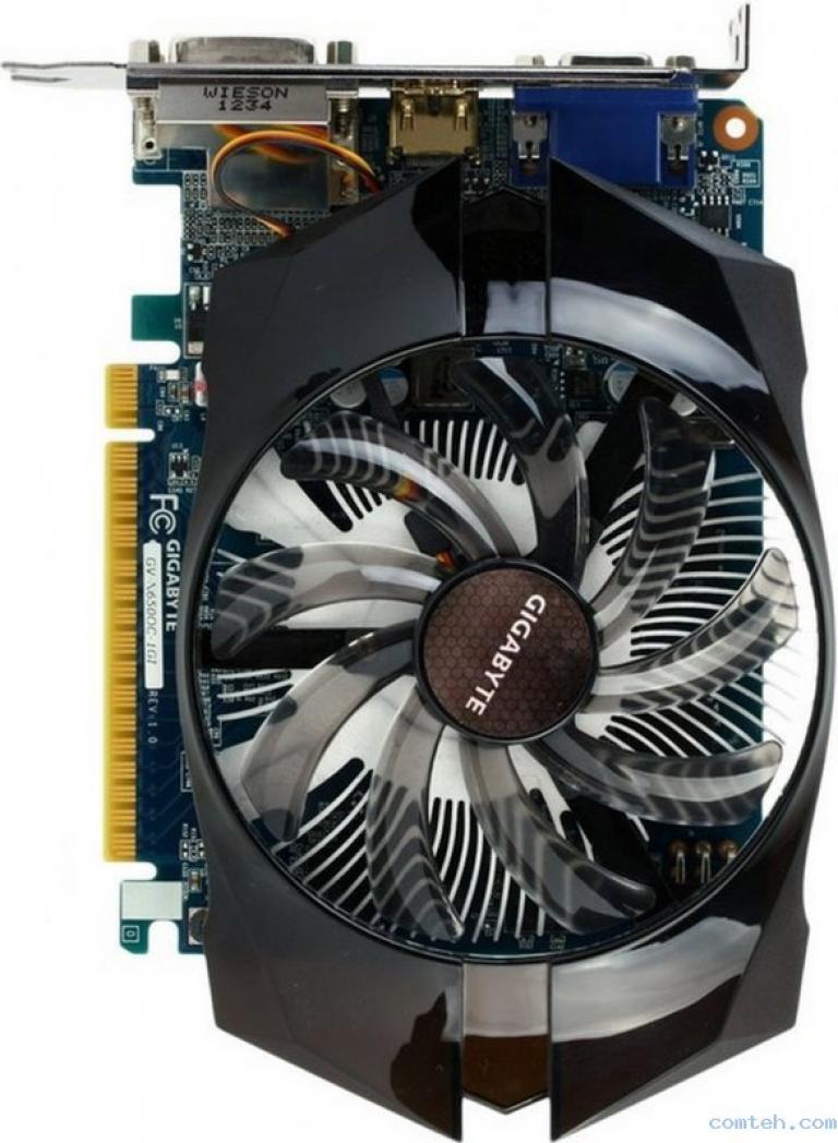 Comteh.com | Видеокарта NVIDIA GeForce GTX 650 1 ГБ GDDR5 Gigabyte  (GV-N650OC-1GI). Цена, купить Видеокарта NVIDIA GeForce GTX 650 1 ГБ GDDR5  Gigabyte (GV-N650OC-1GI) в Донецке, Макеевке, Горловке. Видеокарта NVIDIA GeForce  GTX