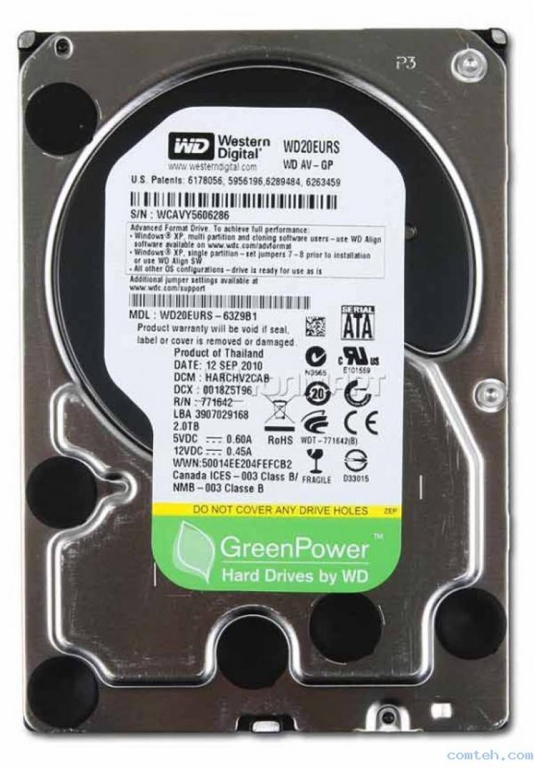 Тб western digital. Western Digital wd20eurs (wd20eurs). Жесткий диск Western Digital 2 ТБ wd20eurs. Жесткий диск Western Digital WD av-GP 2,5 TB. Жесткий диск Western Digital WD av-GP 3 TB.