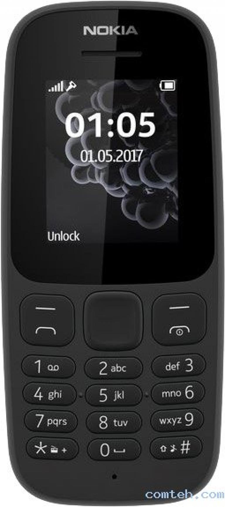 Comteh.com | Мобильный телефон Nokia 105 TA Black (TA-1010). Цена, купить  Мобильный телефон Nokia 105 TA Black (TA-1010) в Донецке, Макеевке, Горловке.  Мобильный телефон Nokia 105 TA Black (TA-1010): обзор, отзывы, описание,  продажа.