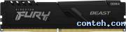 Модуль памяти DDR4 8 ГБ Kingston FURY Beast Black (KF437C19BB/8***)