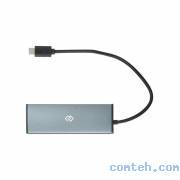 Концентратор USB внешний Digma HUB-4U3.0-UC-G***
