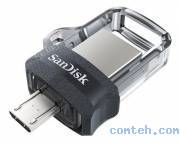 Накопитель USB-флэш 128 ГБ Sandisk Ultra Android Dual Drive OTG (SDDD3-128G-G46***)