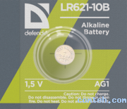 Батарейка LR621 (AG1) Defender LR621-10B AG1 (56301***)