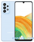 Смартфон Samsung Galaxy A33 5G 6/128Gb Blue; 6,4"; Super AMOLED 90Hz; Exynos 1280 Dual-Core, 2.4 ГГц; 6 ГБ; 128 ГБ; 48M+8+5+2/13M; 2 nano SIM карты; BT 5.0; Wi-Fi 2.4 ГГц, 5 ГГц; GPS; Android 12.0; пластик + стекло; 5000 мА*ч; синий