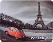 Коврик для мыши Defender Journey Paris (50415***); полипропилен; 240 x 190 x 0.4 мм; рисунок; пакет