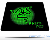 Коврик для мыши Razer Mantis Speed L; ткань + резиновая основа; 290 х 250 х 3 мм; черный + зеленый