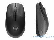 Мышь беспроводная Logitech M190 (910-005905***); USB; оптический; 1000 dpi; 3 кнопки; колесо прокрутки; 1хАА; тёмно-cерый