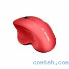 Мышь беспроводная Jet.A Comfort (OM-U65G Red***); USB; 800/1200/1600 dpi; 6 кнопок; колесо прокрутки; 1хАА; красный