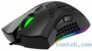 Мышь игровая Jet.A PANTEON MS77 Black***; USB; оптический; 400-7200 dpi; 7 кнопок; колесо прокрутки; LED подсветка; чёрный
