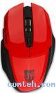 Мышь беспроводная Jet.A Comfort (OM-U38G Red***); 2.4 Ггц; USB; оптический; 1200/1600/2000 dpi; 6 кнопок; колесо прокрутки; 2xAAA; красный