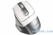 Мышь беспроводная A4Tech Fstyler FG35 (FG35 SILVER***); USB; оптический; 2000 dpi; 6 кнопок; колесо-кнопка; 1хАА; белый + серебристый