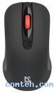 Мышь беспроводная Defender NEXUS MS-195 (52195***); USB; оптический; 800/1000/1600; 4 кнопки; колесо прокрутки; 2xAAA; бесшумная; чёрный