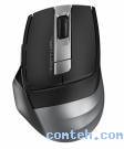 Мышь беспроводная A4Tech Fstyler FG35 (FG35 GREY***); USB; оптический; 2000 dpi; 6 кнопок; колесо-кнопка; 1хАА; чёрный + серый