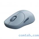 Мышь беспроводная Xiaomi Wireless Mouse 3 Blue (XMWXSB03YM); Bluetooth; USB; 1200 dpi; 5 кнопок; 2xAA; синий