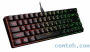 Клавиатура игровая Jet.A PANTEON M2 Black***; USB; мембранная; 68 клавиши; подсветка LED; ENG\RUS; чёрный