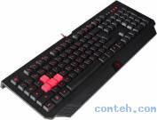 Клавиатура игровая A4Tech Bloody B120N***; USB; мембранная; 7 (+FN); подсветка LED, 5 уровней ; ENG\RUS; черный