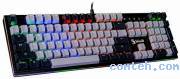 Клавиатура игровая A4Tech Bloody B828N (GREY+BLACK***); USB; механическая; подсветка LED; optical switches; ENG\RUS; черный