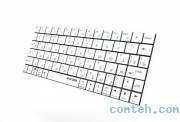 Клавиатура беспроводная Jet.A SLIM LINE K7 BT White***; Bluetooth; ножничная; 80 клавиши; 12 доп. клавиш (+FN); встроенный аккумулятор; ENG\RUS; белый