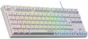 Клавиатура игровая Defender IVORY GK-579 (45579***); USB; механическая; 87 клавиш; 12 (+FN); подсветка; ENG\RUS; белый