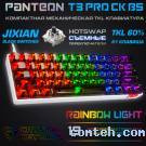 Клавиатура игровая Jet.A PANTEON T3 PRO CK BS (PANTEON T3 PRO CK BS W-Bl***); USB; механическая; 61 клавиш; подсветка LED; ; ENG\RUS; белый + черный