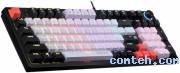 Клавиатура игровая Defender HAWK 45418 wh+bl (45418***); USB; механическая; 97 клавиш; 12 (+FN); подсветка LED; ENG\RUS; белый + черный