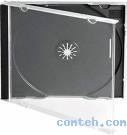Коробка под CD Jewel; 1 диск; прозрачный